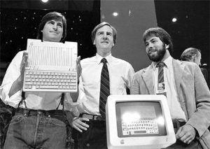 Steve Jobs con Steve Wozniack